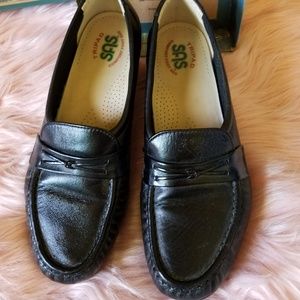 SAS Black Loafers 6.5m